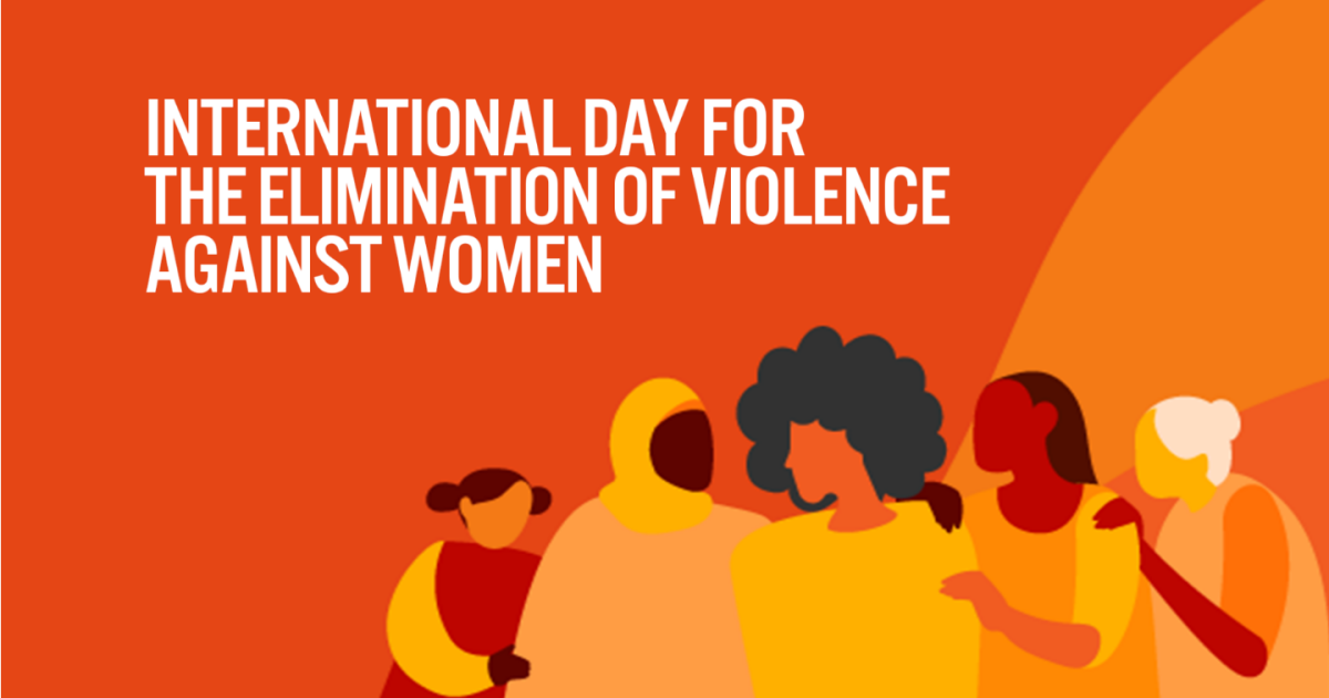 International Day for the Elimination of Violence Against Women & White ...